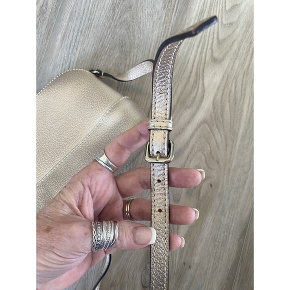 Women’s Kate Spade Champagne Small Crossbody Bag Purse Pre-Loved Condition - Picture 10 of 11